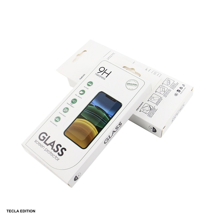 Set 10 folii sticla temperata pentru Realme C55, 2.5D, 0.3 mm, 9H