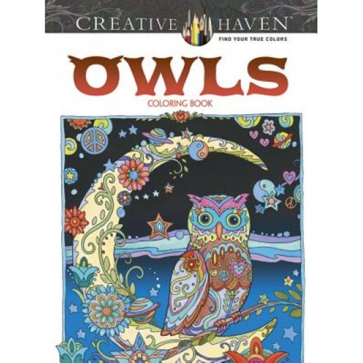 Creative Haven Owls Coloring Book, Marjorie Sarnat (Author)