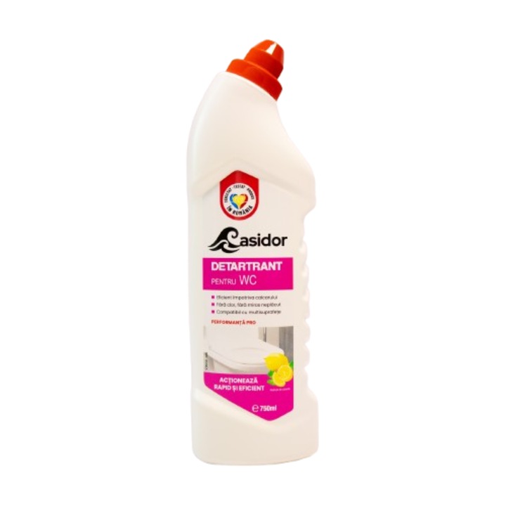 Detartrant pentru WC, Casidor, lichid, 750ml