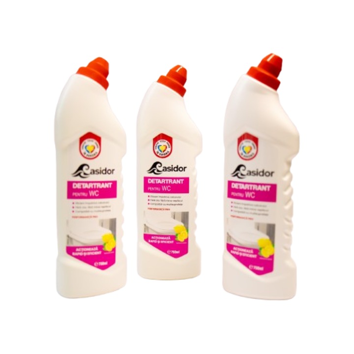 Detartrant pentru WC, Casidor, lichid, 750ml
