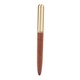 Rózsafa toll PRE-CJk0515-26-0825-1991, sárgaréz kupak, 0,7 mm-es hegy, barna/arany, 15 cm