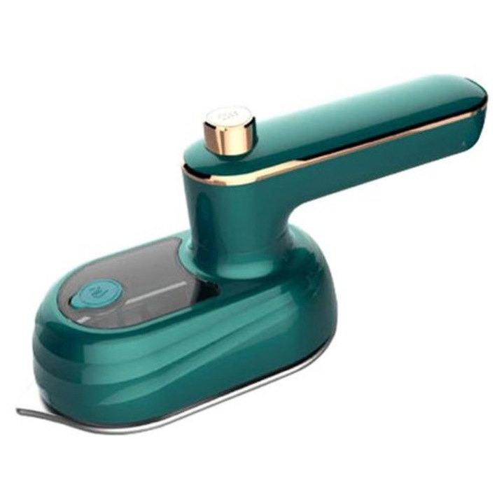 Fier de calcat portabil mini 2-in-1, abur, titan, 50ml, compact