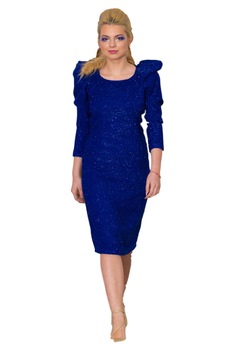 Rochie Alessia Dama Albastru M Rochie Alessia Dama Albastru M
