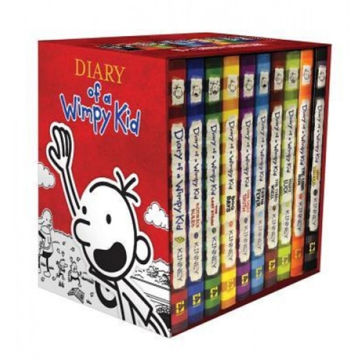 Diary of a Wimpy Kid Box of Books (Books 1-10), Jeff Kinney (Author)