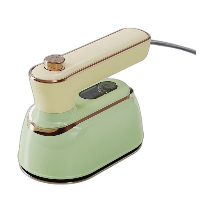 Fier de calcat cu aburi portabil compact verde 20s incalzire rapida