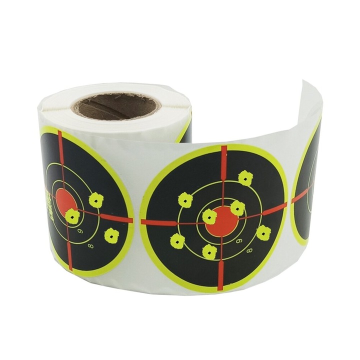 Autocolante tinte de antrenament 7.5cm, set 200 buc, multicolor, autocolante adezive