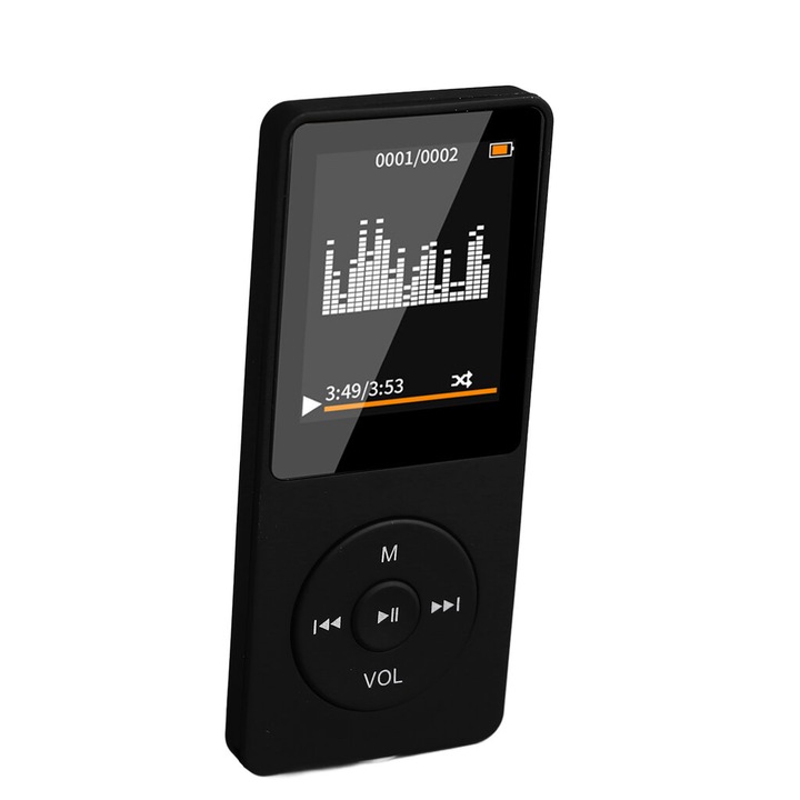 Player MP4 compact multifunctional, Bluetooth, stereo, negru