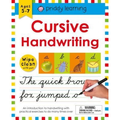 Wipe Clean Workbook: Cursive Handwriting, Roger Priddy (Author)