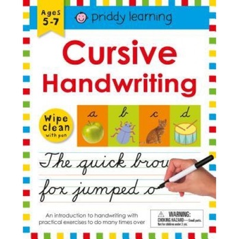 Wipe Clean Workbook: Cursive Handwriting, Roger Priddy (Author) Wipe Clean Workbook: Cursive Handwriting, Roger Priddy (Author)