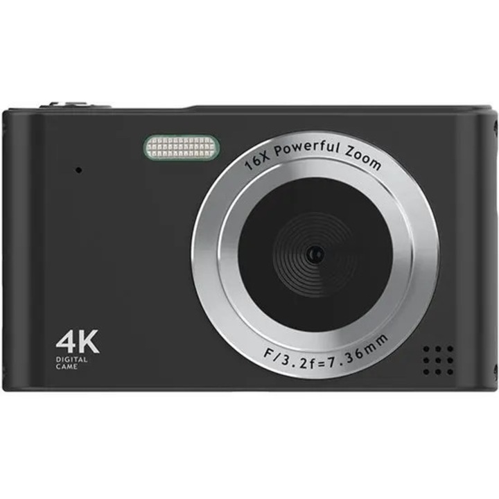 Digitális fényképezőgép 44MP 1080P Full HD 16x zoom fekete 64GB