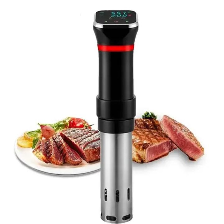 Slow Cooker Sous-Vide, control temperatura precis, portabil, compact