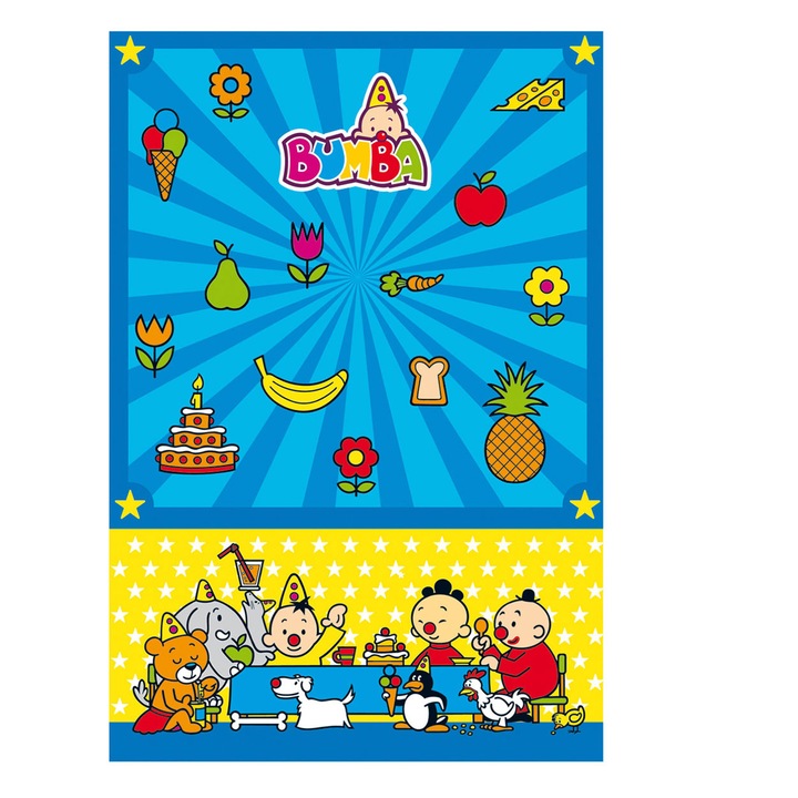 Bohócos asztalterítő