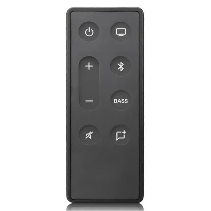Telecomanda de inlocuire IZO-CJ-K0502-20260806-6888, compatibila cu Bose TV Speaker / Solo Soundbar Series II / Solo 5/10/15, din plastic, negru