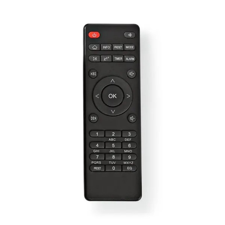 Telecomanda de inlocuire pentru radio internet Nedis RDIN3000BK/RDIN4000BK/RDIN5000BK/RDIN5005BK, infrarosu, negru, 1 buc (IZO-CJ-K0502-20260806-2881)
