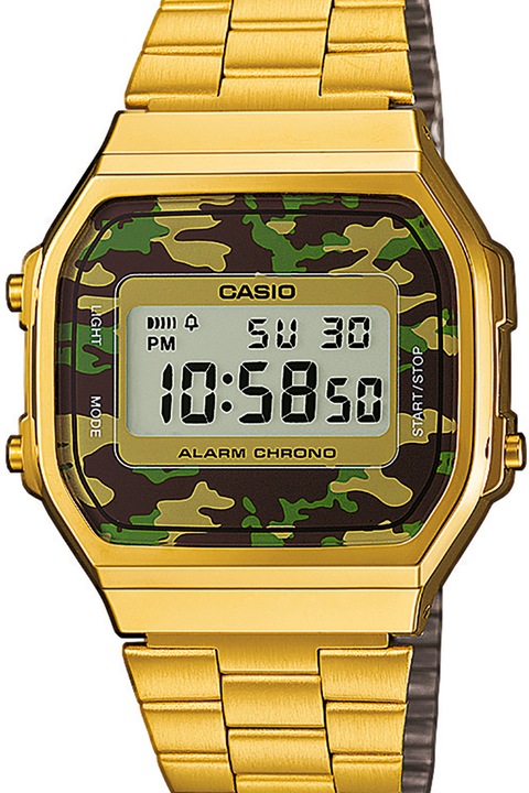 Casio, Часовник с хронограф, Златист