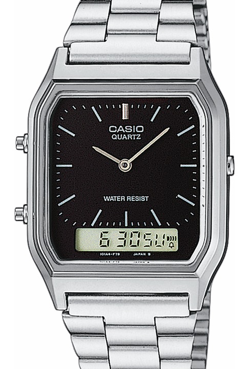 Casio, Унисекс квадратен часовник, Сребрист