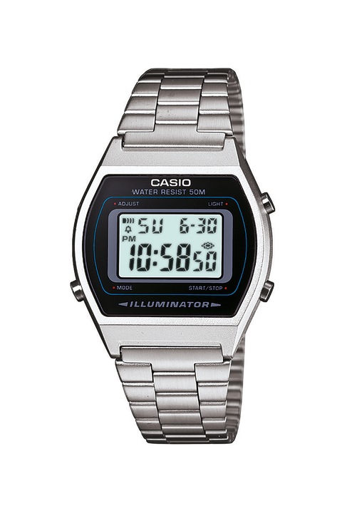 Casio, Унисекс цифров часовник, Сребрист