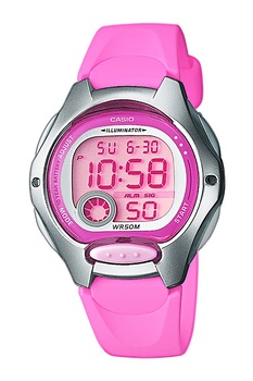 Casio, Ceas cronograf digital cu o curea de rasina, Roz Casio, Ceas cronograf digital cu o curea de rasina, Roz