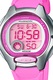 Casio, Ceas cronograf digital cu o curea de rasina, Roz
