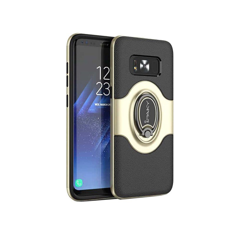Husa Spate Ipaky Iring Magnetic Samsung S8 Plus Gold
