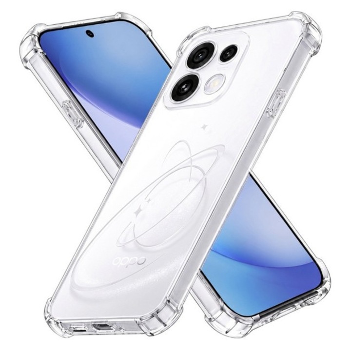Husa Upzz® Shock Armor Compatibila Cu Oppo Reno 16 PRO, Protectie Sporita, Silicon, Transparenta