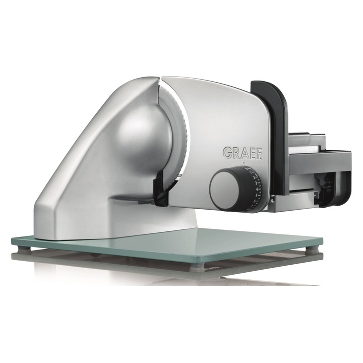 Graef Classic C20 univerzális szeletelő, fém, inox, 170W, 170mm, 0-20mm, üveg, 30x25cm