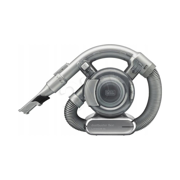 Aspirator de mână Black Decker Dustbuster Flexi 18V, acumulator, 1,5 kg, negru