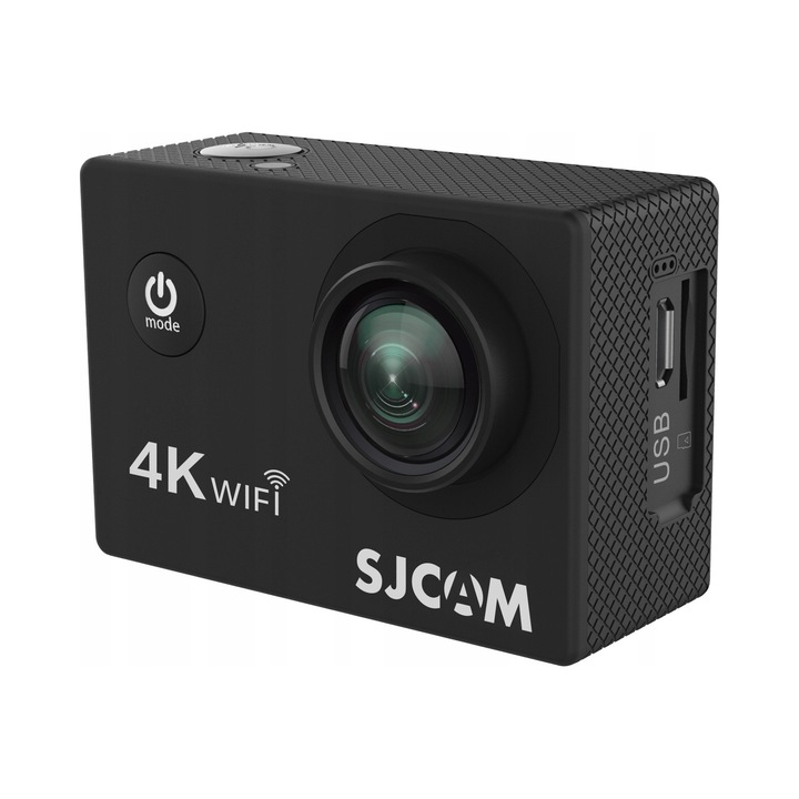Спортна камера SJCam SJ4000 Air, 16MP, 4K, черна, 59.2x29.8x41mm, водоустойчива