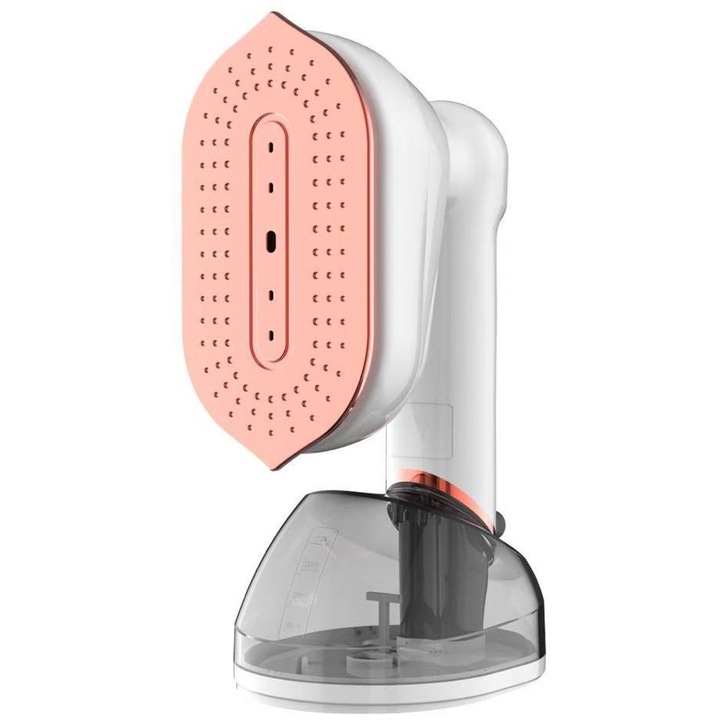 Fier de calcat cu aburi portabil 2-in-1, pliabil, 230ml, alb, compact