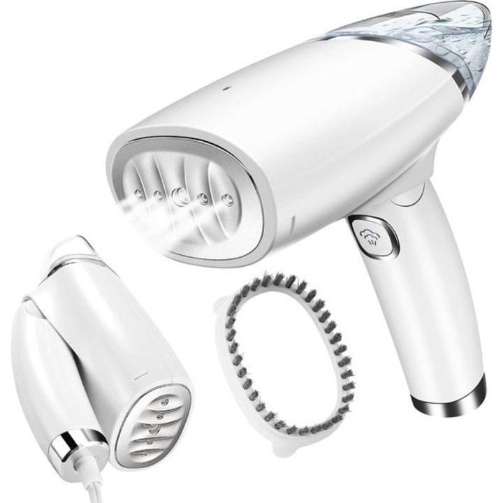 Fier de calcat cu aburi portabil, 1000W, rezervor 100ml, compact, usor