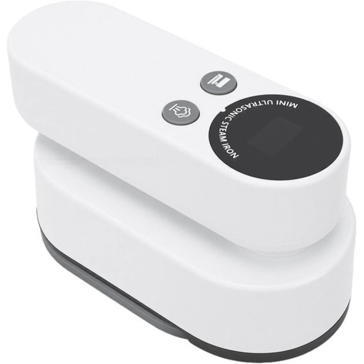 Fier de calcat cu aburi portabil negru 600g 9200mAh 90min autonomie