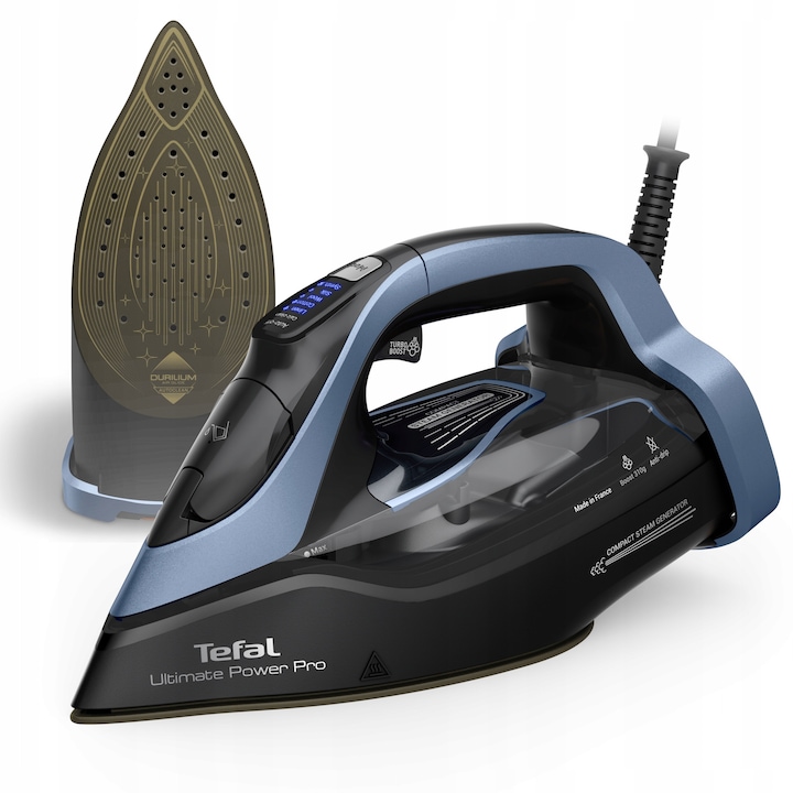 Fier de calcat cu abur Tefal Ultimate Power Pro FV9E53E0 alb