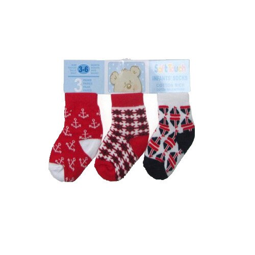 Set 3 perechi sosete copii, Soft Touch, Multicolor, Multicolor