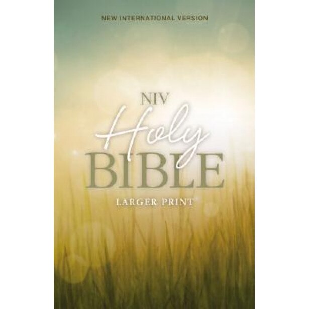 NIV, Holy Bible, Larger Print, Paperback, Zondervan (Author)