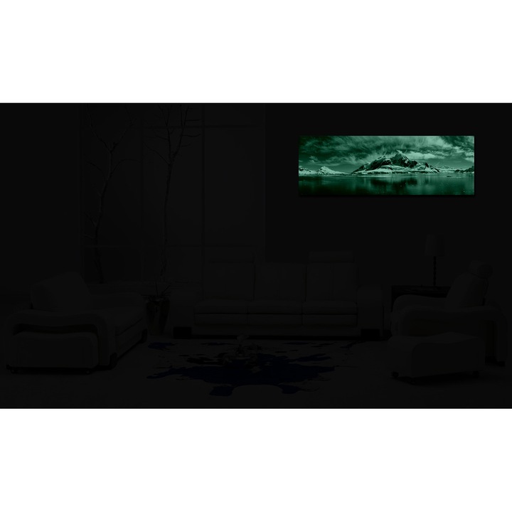 Картина Startonight DualView Страната на чудесата от лед, светлина в тъмнотo, 40 x120 см