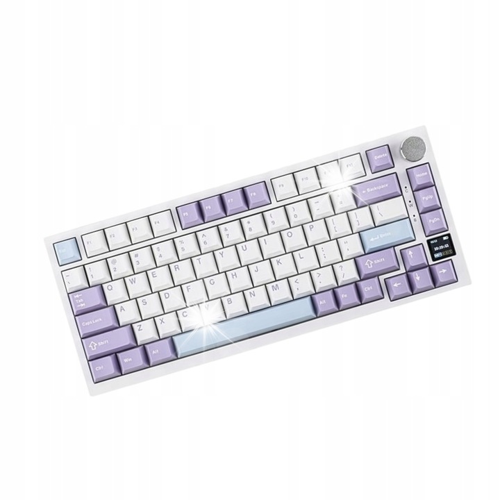 Механична клавиатура AJAZZ AK820 PRO, програмируема, с подсветка, черна, 75%