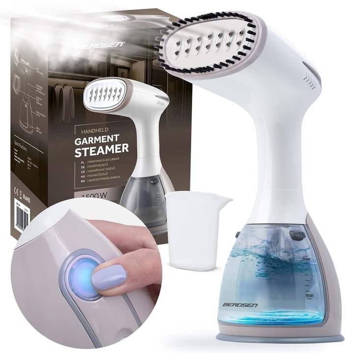Garment Steamer 1500W - Dispozitiv de indepartare a ridurilor din tesaturi de mana