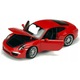 Welly Porsche 911 Carrera S ML41VB8TE17M modellautó, fém, 1:24 méretarány, piros, 18,7 cm, nyitható ajtók és motorháztető, gumiabroncsok
