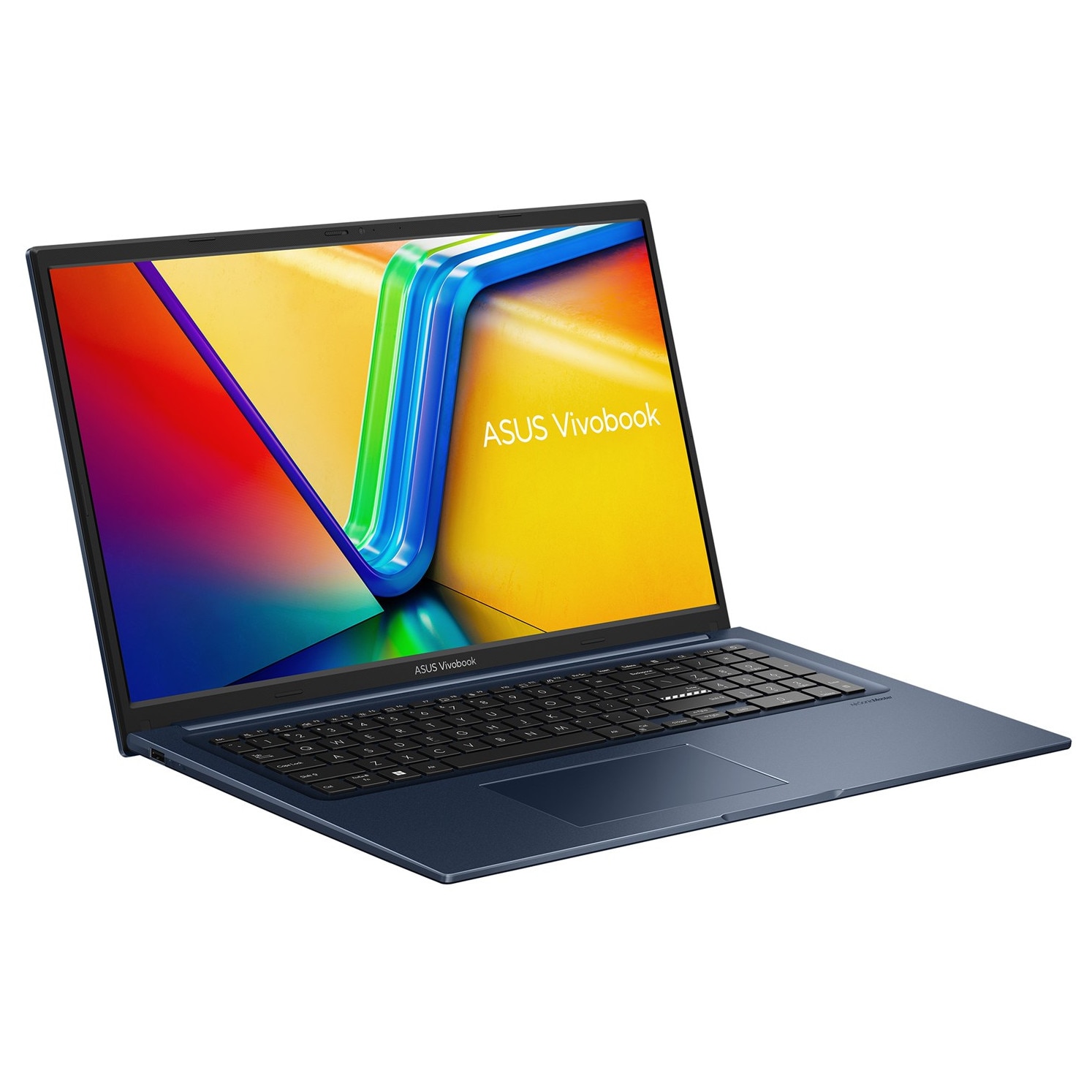 Laptop ASUS VivoBook 17, 17.3" Full HD, Intel® Core™ i5 120U pana la 5 GHz, 16 GB RAM DDR5, 512 GB SSD, Intel® Graphics, Free Dos, Quiet Blue 512 GB
