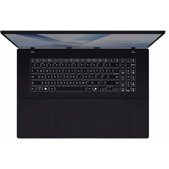 Laptop ASUS VivoBook 18, 18" WUXGA, AMD Ryzen™ AI 5 430 pana la 4.5 GHz, 16 GB RAM DDR5, 512 GB SSD, AMD Radeon, Windows 11 Home, Quiet Blue 512 GB