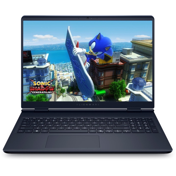 Laptop DELL Alienware 16, 16" WQXGA, Intel® Core™ 9 270H pana la 5.8 GHz, 16 GB RAM DDR5 5600 MT/s, 1 TB SSD, NVIDIA® GeForce® RTX 5060 8 GB, Windows 11 Home, Interstellar Indigo 1 TB