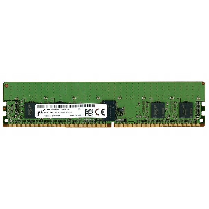 Memória RAM Micron 4GB DDR4 2400MHz ECC 288-PIN DIMM