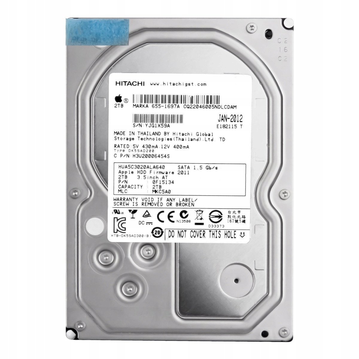HDD WD Blue 2TB, 5400rpm, 64MB cache, SATA III - eMAG.ro