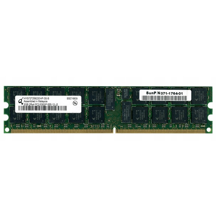 Memória RAM SUN HYS72T256220HP-3S-B 2GB DDR2 ECC Registered 667MHz