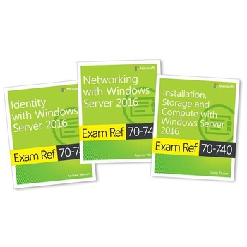 MCSA Windows Server 2016 Exam Ref 3-Pack: Exams 70-740, 70-741, and 70-742, Craig Microsoft (Author) MCSA Windows Server 2016 Exam Ref 3-Pack: Exams 70-740, 70-741, and 70-742, Craig Microsoft (Author)
