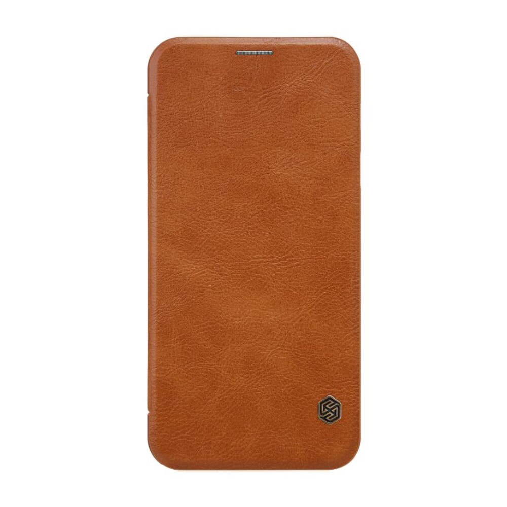 Husa Book Nillkin Qin pentru Samsung Galaxy J7+, maro