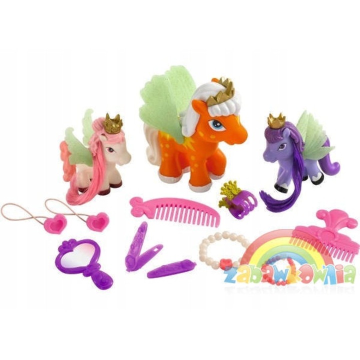 Set papusi Simba Filly Beauty Quen familie cai, accesorii, multicolor, 3+ ani