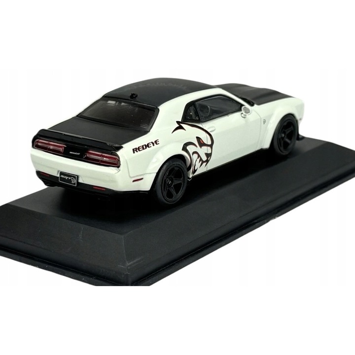 Solido Dodge Challenger SRT Hellcat Redeye Widebody fém autó, fehér, 10x4.5x3.5cm, 1:43