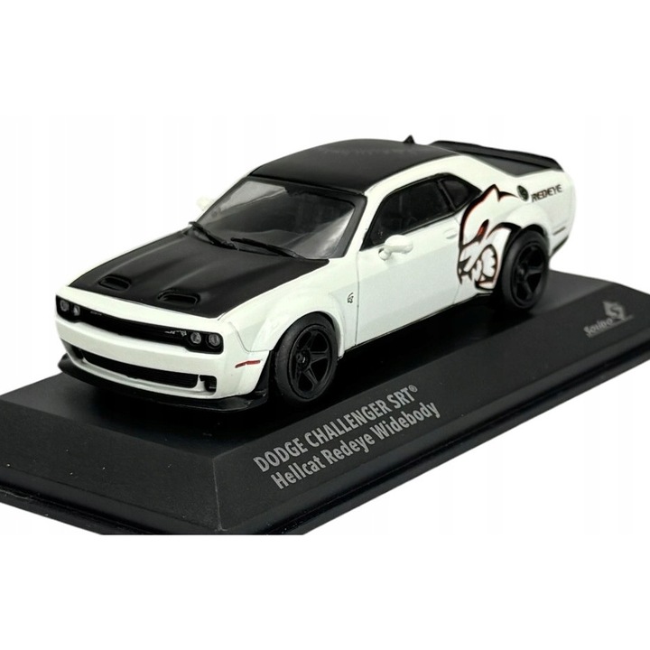 Solido Dodge Challenger SRT Hellcat Redeye Widebody fém autó, fehér, 10x4.5x3.5cm, 1:43