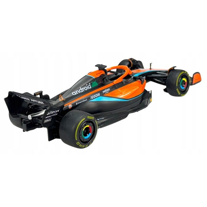 Modell fém Formula 1 Rastar McLaren MCL36 narancssárga 22x8.5cm